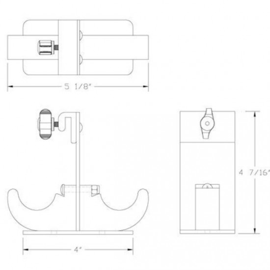 Backstage Mag C-Stand Holder Set para 2 stands