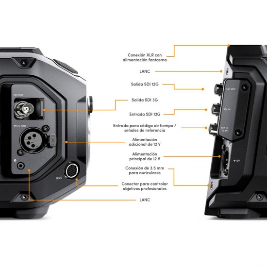 Blackmagic Design URSA Mini PRO 4.6K Digital Cinema Camera con Montura Canon EF (Sólo Cuerpo)