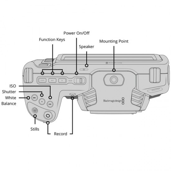 Blackmagic Design Kit EF Pocket Cinema Camera 4K (sólo cuerpo) Blackmagic RAW 