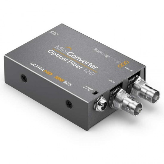 Blackmagic Design Fibra Óptica Convertidor 12G-SDI