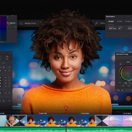 Blackmagic DaVinci Resolve 17 Licencia (USB) Studio compatible con upgrade