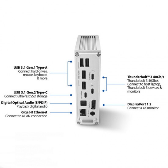 CalDigit Thunderbolt Station 3 Plus Thunderbolt 3 