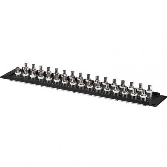 Canare 322U-BJRUK Patch Panel de rack con 32 BNC 12G-SDI 4K