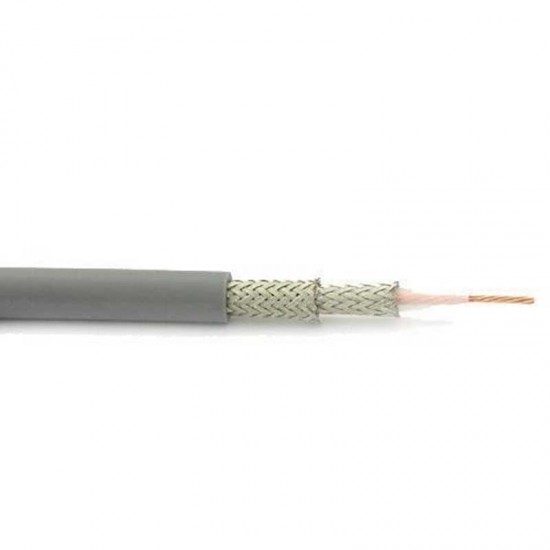 Canare L-3D2W 50 ohm BNC Cable Coaxial en color gris 200 metros