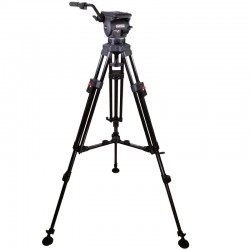 Cartoni KF12-2UM Focus 12 Kit con trípode de aluminio 2 Secciones y estrella media altura