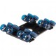 Dana Dolly Kit Sistema Plataforma Dolly con riel universal