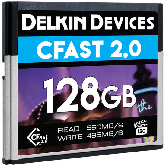 Delkin Devices Tarjeta CFast 2.0 de 128GB