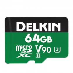 Delkin Devices microSDXC Power UHS-II 64GB V90 / U3 / Clase 10