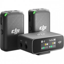 DJI MiC Sistema/grabador inalámbrico de 2 personas para cámara y teléfono