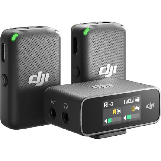 DJI MiC Sistema/grabador inalámbrico de 2 personas para cámara y teléfono