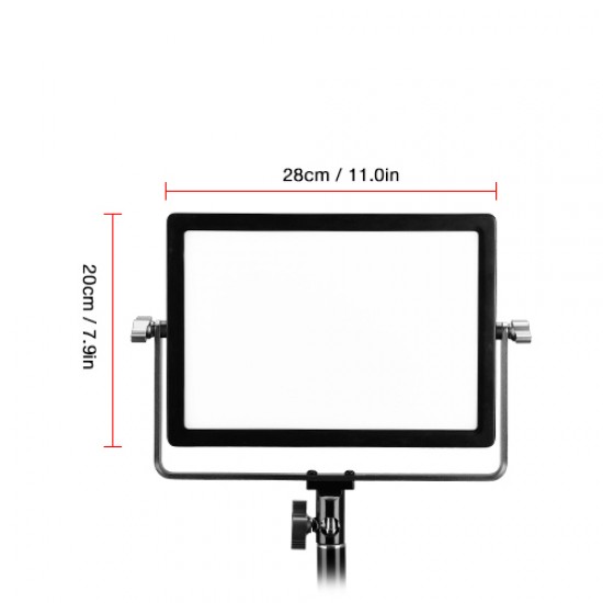 E-IMAGE Panel de Luz LED E-168 ultra brillante 3200k-5600k