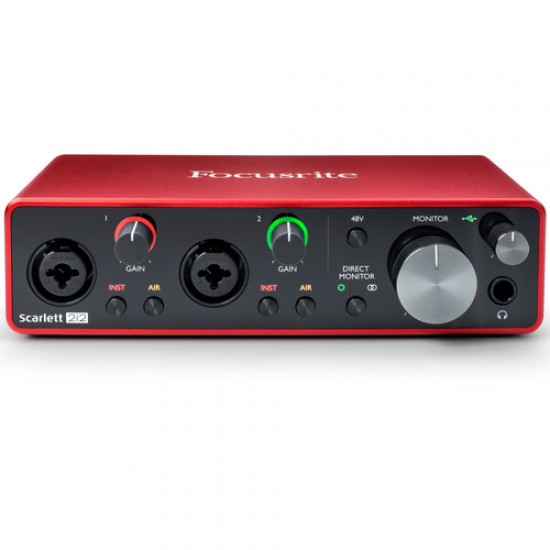 Focusrite Scarlett 2i2 2x2 USB Audio Interface (3ra generación)