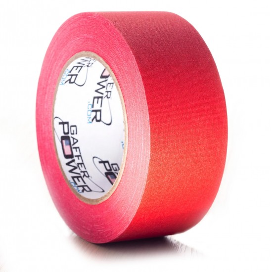 Gaffer Power Tape Rojo 2" y 27mts