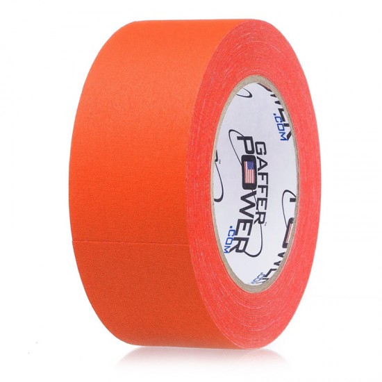 Gaffer Power Tape Naranja Fluor 2" y 27mts