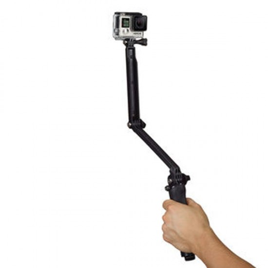 GoPro AFAEM-001 3-Way Soporte  3 Modos empuñadura, brazo alargador y trípode