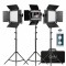 GVM 560AS Kit de 3 LED Soft Light Bi-Color  