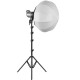 GVM LED bicolor G100W con Soft box lantern en kit