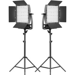 GVM LT-100S2L  Kit  de 2 Panel de Estudio Led 100Watts 3200-5600K CRI / TLCI: 97+ 