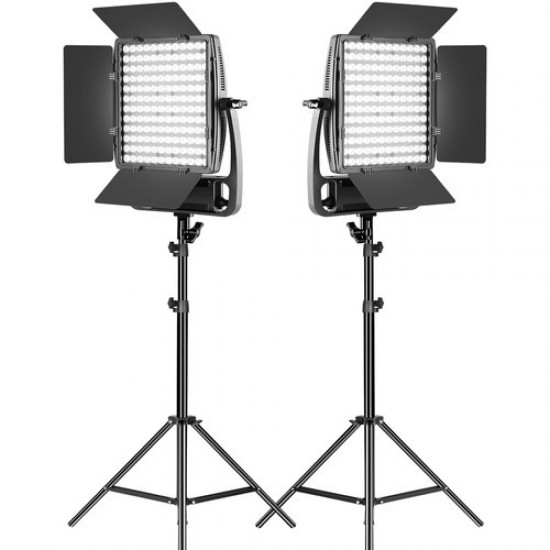 GVM LT-100S2L  Kit  de 2 Panel de Estudio Led 100Watts 3200-5600K CRI / TLCI: 97+ 