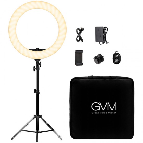 GVM Ring Light 18" Bi-Color LED  97+ CRI HD-18S