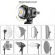 GVM Kit de 4 luces LED  80S con sombrillas, softboxes y soporte de fondos