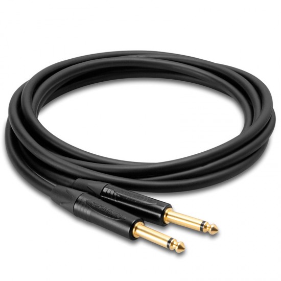 Hosa CGK-010 Cable de guitarra Edge Neutrik ¼ in TRS 3 metros