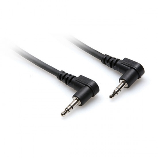 Hosa CMM-100.8RR Cable 3.5mm mini plug stereo en ángulo 30cm