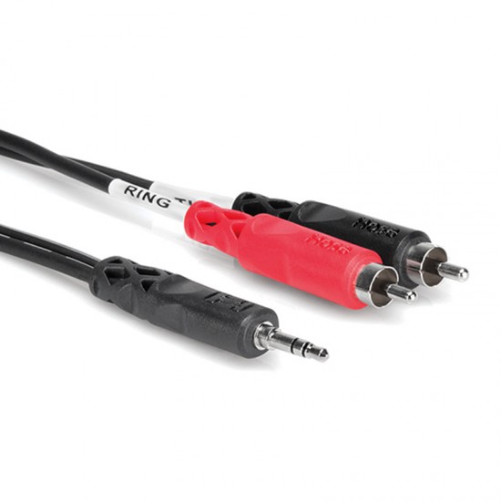 Hosa CMR-206 Cable Audio 1.8mts  3.5mm TRS  a 2 RCA Left/right    