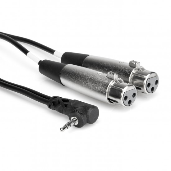 Hosa CYX-402F Cable en Y doble XLR hembra a estéreo mini plug  60cm