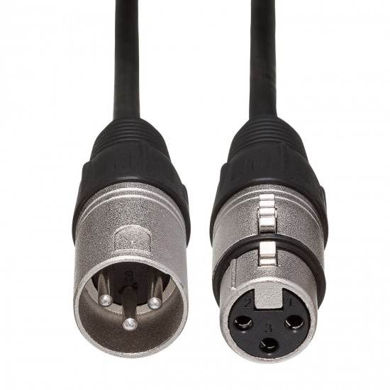 Hosa DMX-310 Cable DMX 512 XLR3 macho a XLR3 hembra de 3mts