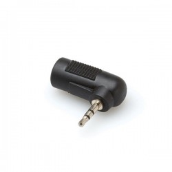 Hosa GMP-467 Adaptador de 3.5mm mini plug stereo en ángulo a 2.5mm TRS