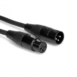 Hosa HMIC-003 Cable XLR Pro Mic XLR3F a XLR3M Rean 90cm