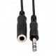 Hosa HPE-310 Cable extensión 3 metros para auriculares TRS 1/4