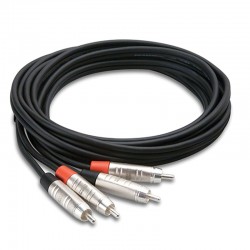 Hosa HRR-020X2 Cable Audio 6mts RCA Left/right    