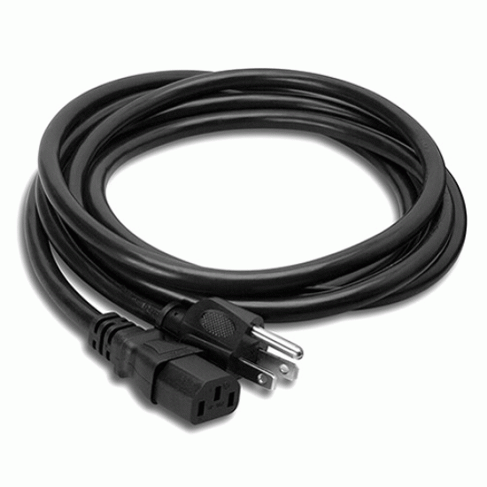 Hosa Cable de alimentación color negro de 91 cm