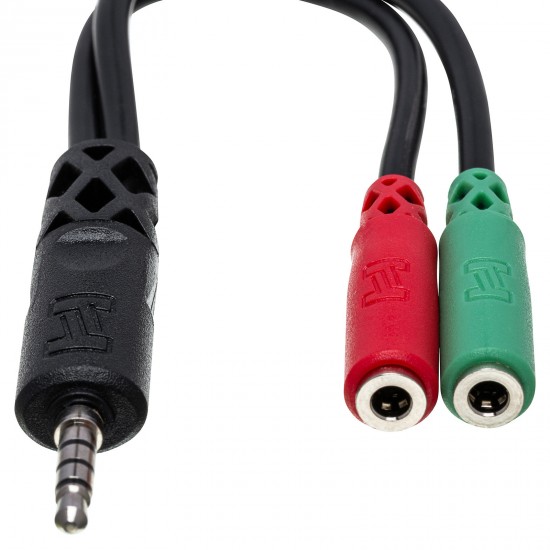 Hosa YMM-108 Adapter de TRS separadas en una sola conexión TRRS