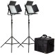 Ikan Kit 2 Led Studio Interview con V-Mount