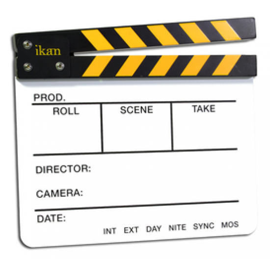 Ikan Claqueta Clapboard Slate de producción