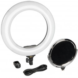 Ikan RLCB60 Oryon Ring Light 18" Bi-Color LED  95+ CRI RLB48-M en kit de maquillaje