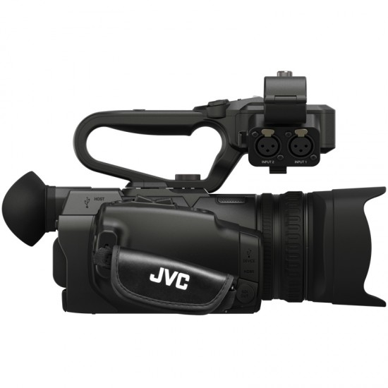 JVC GY-HM250U 4KCAM Cámara Compacta 4K 3G-SDI Streaming IP