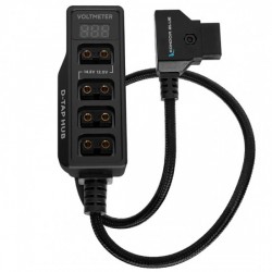Kondor Blue Power Tap a 4-Port Female Splitter Black