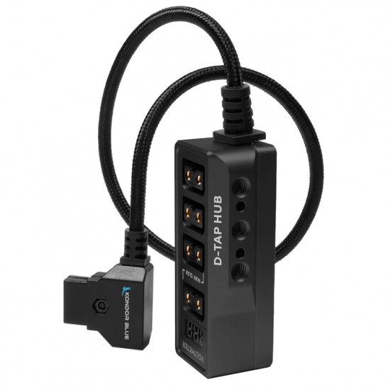 Kondor Blue Power Tap a 4-Port Female Splitter Black