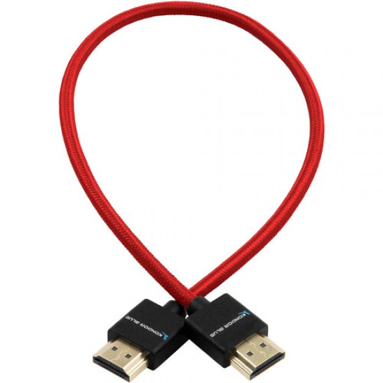 Kondor Blue Cable corto HDMI a HDMI 2.0 4K 40cm (rojo)