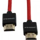 Kondor Blue Cable corto HDMI a HDMI 2.0 4K 40cm (rojo)