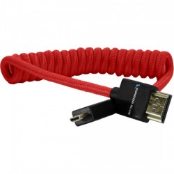 Kondor Blue Cable Micro HDMI a HDMI 30cm - 45cm coiled Rojo