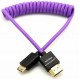 Kondor Blue Cable Mini HDMI a HDMI 30cm - 45cm coiled morado