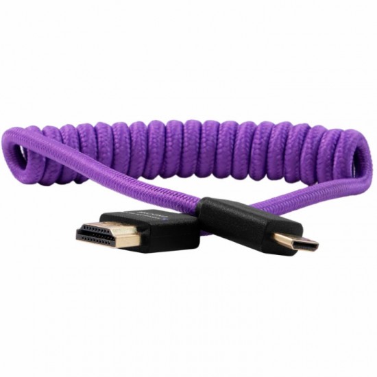 Kondor Blue Cable Mini HDMI a HDMI 30cm - 45cm coiled morado