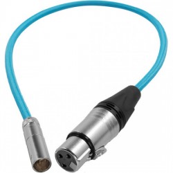 Kondor Blue Cable Audio Mini-XLR a XLR hembra 