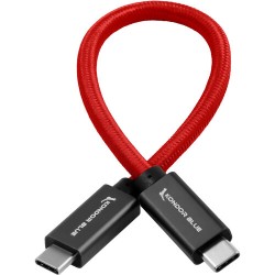 Kondor Blue Cable USB-C a USB-C 3.1 GEN 2 100W 10Gbps Thunderbolt 3 (Rojo)