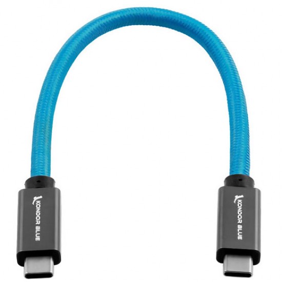 Kondor Blue Cable USB-C a USB-C 3.1 GEN 2 100W 10Gbps Thunderbolt 3